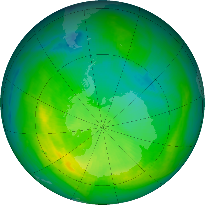 Ozone Map 1988-11-14